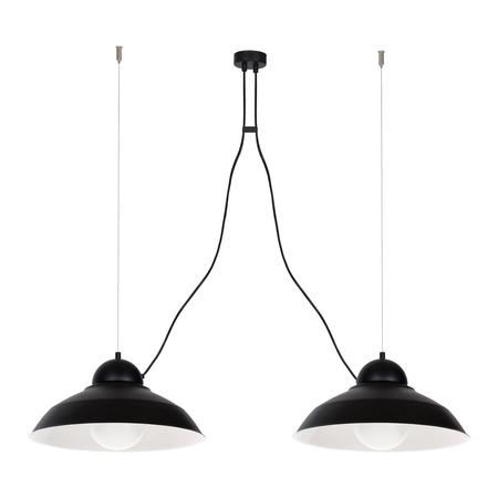 Milagro - Lampa wisząca GUSTAV BLACK 2xE27