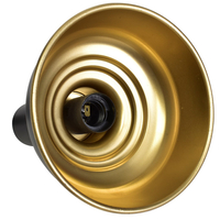 Milagro - Lampa sufitowa MARGO BLACK/GOLD 3xE27