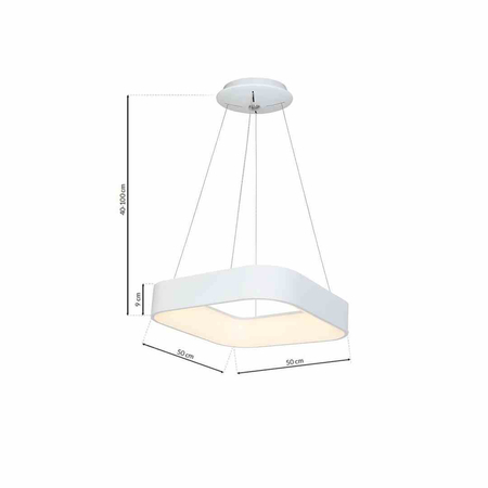 LAMPA WISZĄCA ASTRO WHITE 40W LED 3000K-4000K