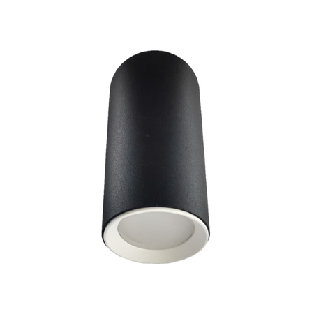 Tuba natynkowa Manacor 13 cm czarno - biała 1xGU10