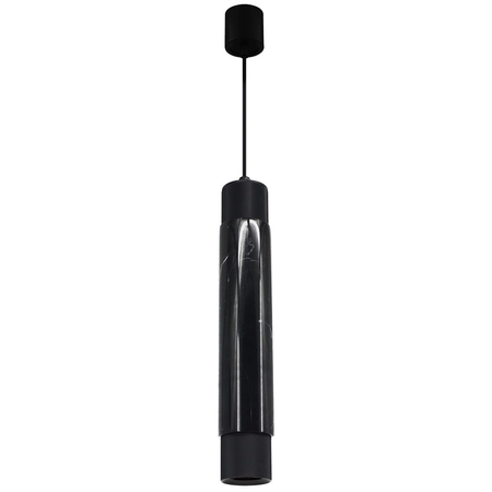 Milagro - Lampa wisząca MARBLE BLACK 1xGU10