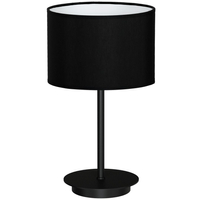Milagro - Lampka stołowa BARI BLACK 1xE27