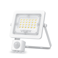 Naświetlacz LED biały czujnik ruchu halogen 20W