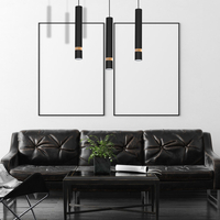 Milagro - Lampa wisząca JOKER BLACK/WOOD 3xGU10