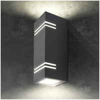 Kinkiet ogrodowy QUAZAR 7 2xGU10 IP44 szary Kobi