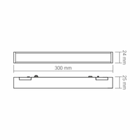 Lampa Liniowa LED 10.5W 4000K do szyny magnetycznej VIDEX VL-TRMS-LD430B