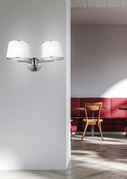 IBIS LAMPA KINKIET 2X40W E14 SATYNA