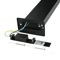 Słupek ogrodowy QUAZAR 15S 1xGU10 IP44 czarny Kobi