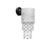 Milagro - Kinkiet ALMERIA SILVER/BLACK 1xE27