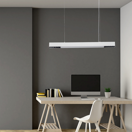 Lampa wisząca Cali M biała Tuya LED CCT