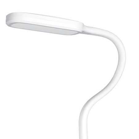 Lampa LED 2w1 podłogowa biurkowa biała 12W 3 barwy VLE-TF07W