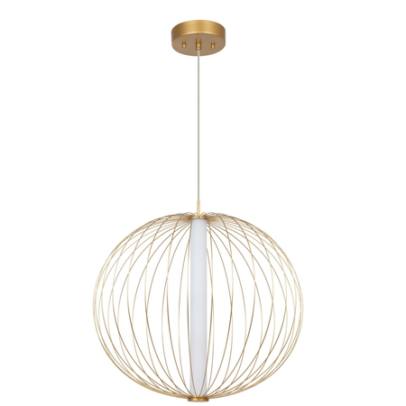 Lampa wisząca Treviso złota LED CCT