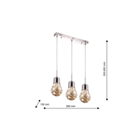 Milagro - LAMPA WISZĄCA BULB 15W LED