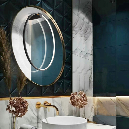 Kinkiet Mirror S czarny LED 3000K