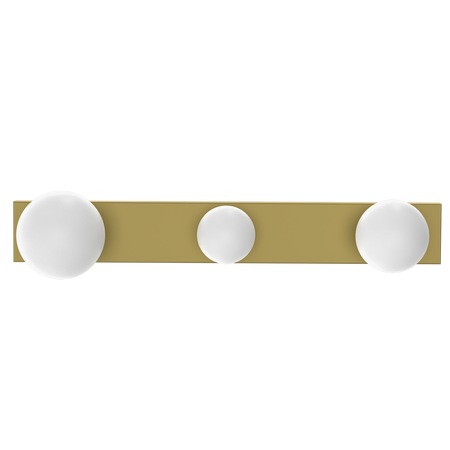 Milagro - Lampa sufitowa BIBIONE GOLD 3xG9
