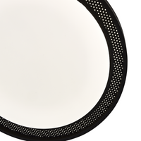 Lampa Sufitowa Plafon Ronda 40cm Czarny LED 25W Zmienna Barwa Światła CCT