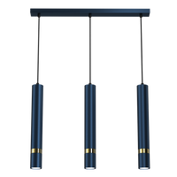 Milagro - Lampa wisząca JOKER NAVY BLUE/GOLD 3xGU10