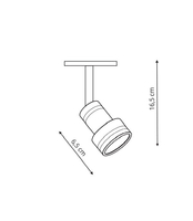 Reflektor Do Szynoprzewodu Jednofazowego Storm Czarny Regulowany Kąt GU10