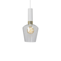 Milagro - Lampa wisząca ROMA WHITE 1xE27