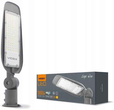 Lampa uliczna LED Videx Leya 50W obrotowa