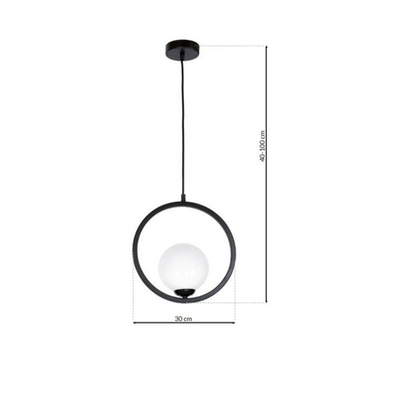 Milagro - Lampa wisząca BOSTON 1xE14