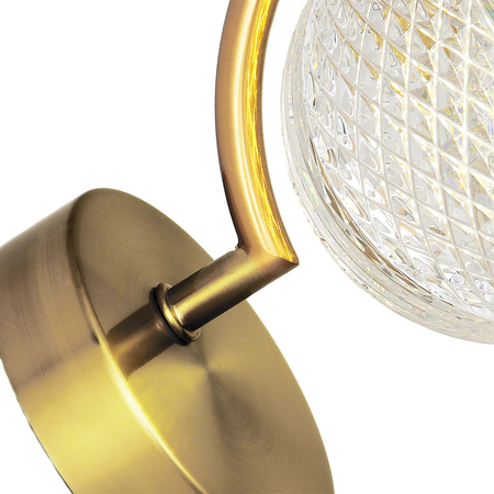 Diamond kinkiet złoty