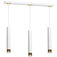 Milagro - Lampa wisząca DANI WHITE/GOLD 3xGU10