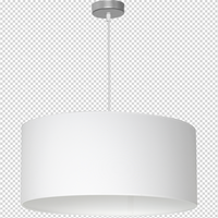 Milagro - Lampa wisząca CASINO WHITE/CHROME 1xE27