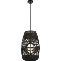 Milagro - Lampa wisząca ARONA BLACK 1xG9 fi 250