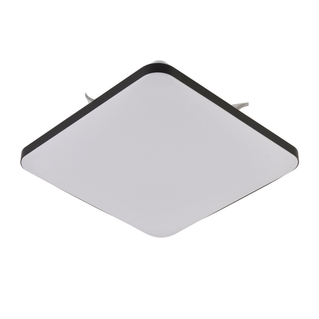 Plafon kwadratowy Babilon 38 cm czarny LED 4000K