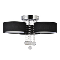 Plafon Gambela czarny 3xE27 LED