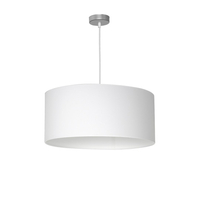 Milagro - Lampa wisząca CASINO WHITE/CHROME 1xE27