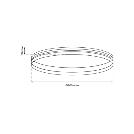 Milagro - SZYNA NATYNK MAGNETIC OKRĄG śr. 900mm