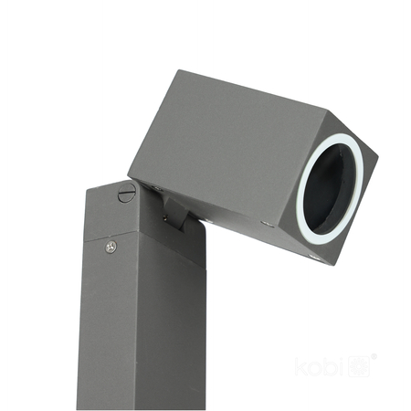 Słupek ogrodowy QUAZAR 15S 1xGU10 IP44 szary Kobi