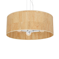 Milagro - Lampa wisząca CORK White/Cork 3xE27