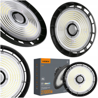 Lampa LED High Bay Oświetlenie Przemysłowe 150W IP65 27000 Lumenów Czarna