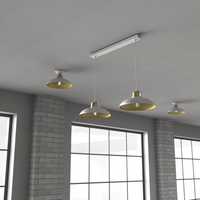 Milagro - Lampa wisząca FELIX WHITE/GOLD 2xE27