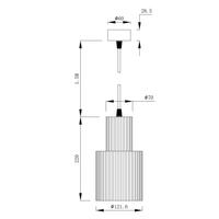 Lampa wisząca Tokio biała 1xE27