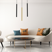 Milagro - Lampa wisząca MONZA BRASS 3xG9 max 8W LED