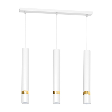 Milagro - Lampa wisząca JOKER WHITE/GOLD 3xGU10