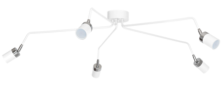 Milagro - Lampa sufitowa JOKER WHITE/CHROME 5xGU10