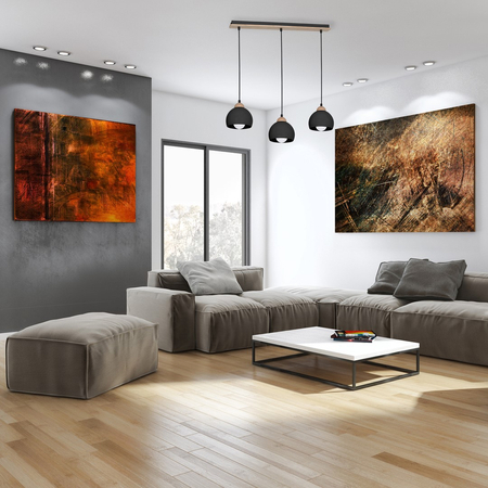 Milagro - Lampa wisząca DAMA BLACK 3xE27