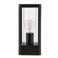 Cissus lampa ogrodowa stojąca 12x24cm czarny 1x60W E27 IP54