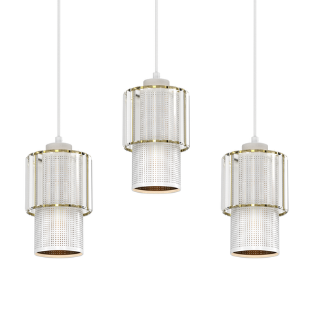 Milagro - Lampa wisząca BLANCO 3xE27