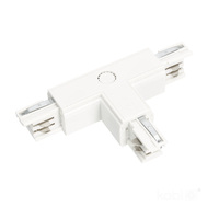 Łącznik do szynoprzewodu 3-obwodowy T PRAWY biały Kobi