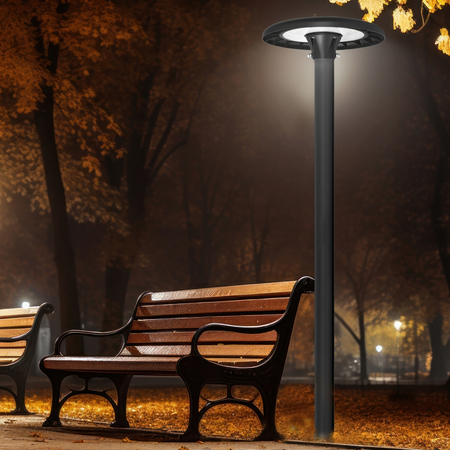 Lampa Uliczna LED Latarnia Okrągła Videx 16800 Lumenów 120W 3 Barwy Światła, IP65 VL-SLP01-120B