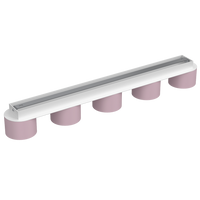 Milagro - Lampa sufitowa DIXIE Pink/White  5xGX53