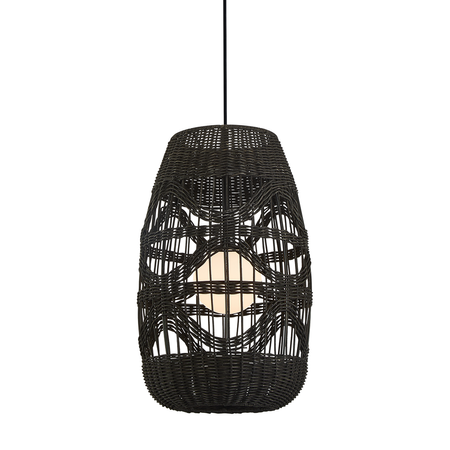 Milagro - Lampa wisząca ARONA BLACK 1xG9 fi 250