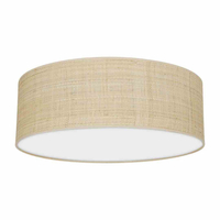 Lampa sufitowa Marshall 3xE27 Ø50cm Biały/Rattan