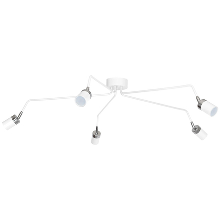 Milagro - Lampa sufitowa JOKER WHITE/CHROME 5xGU10